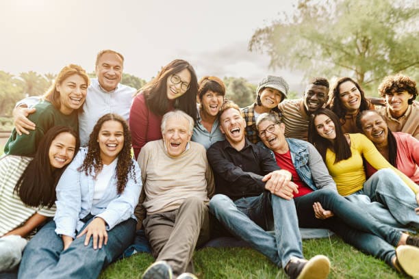 roup of diverse men laughing or supporting each other (non-cheesy, real moments)