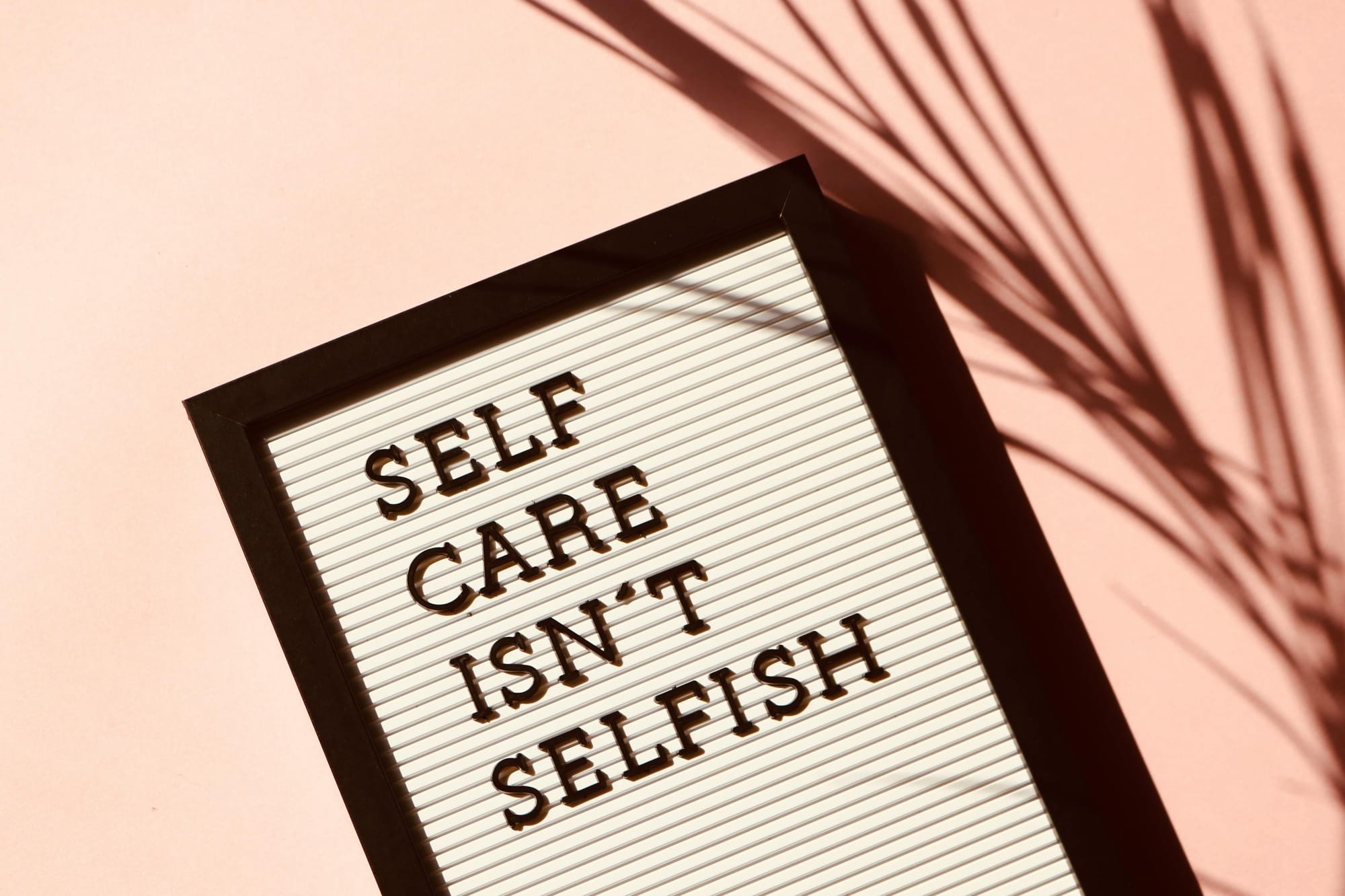 Self care isn't selfish image